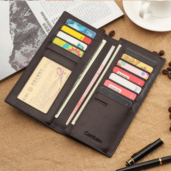 Férfi pénztárca bankkártya- és irattartóval