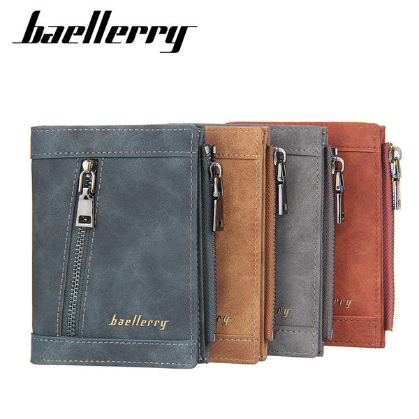 Modern pénztárca felirattal és cipzárral