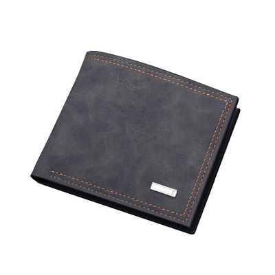 Vīriešu maks no eko ādas - parasts modelis