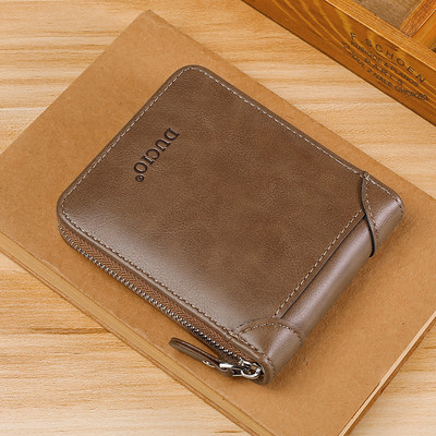 Naujo modelio maža vyriška piniginė su užtrauktuku