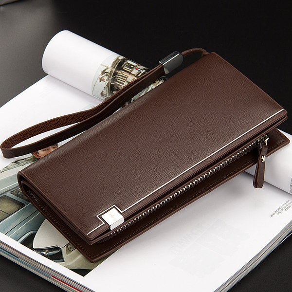 Liels vīriešu maks ar īsu rokturi