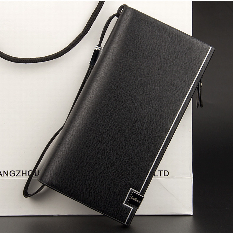 Liels vīriešu maks ar īsu rokturi