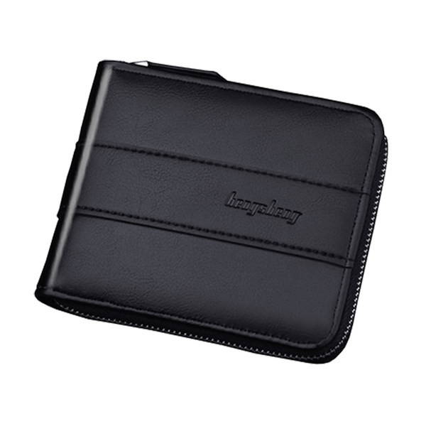 Vīriešu ādas maks ar rāvējslēdzēju