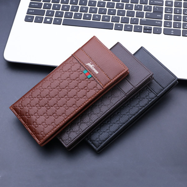 Hosszú modell férfi bőr pénztárca rekesszel személyes iratok tárolására