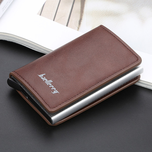 Jauna modeļa vīriešu maks no eko ādas piemērots kredītkartēm