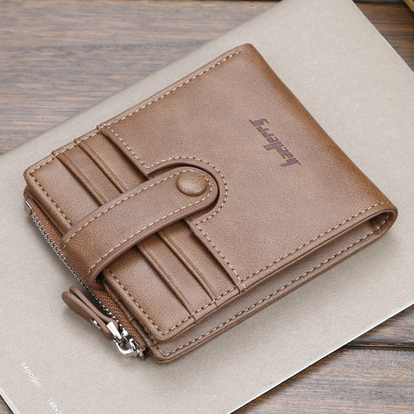 Jauna modeļa vīriešu maks no mākslīgās ādas ar kredītkaršu nodalījumiem