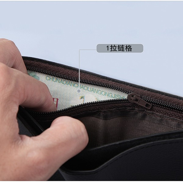 Vīriešu ādas maks ar kredītkartes nodalījumu