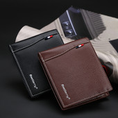 Moderns vīriešu maks no eko ādas ar bankas karšu nodalījumu