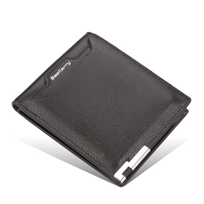 Vīriešu ādas maks ar kredītkartes nodalījumu