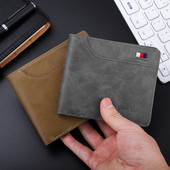 Vīriešu eko ādas maks ar izšuvumu