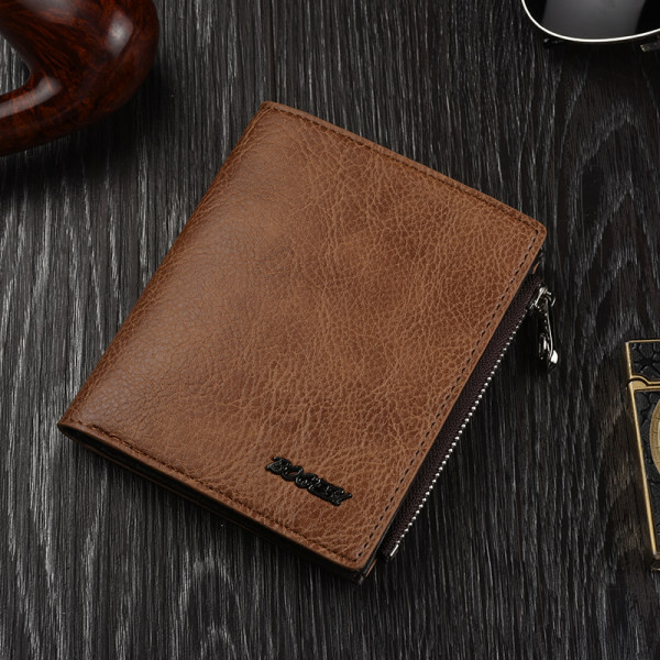 Jauna modeļa maciņš no eko ādas ar metāla elementu un rāvējslēdzēju