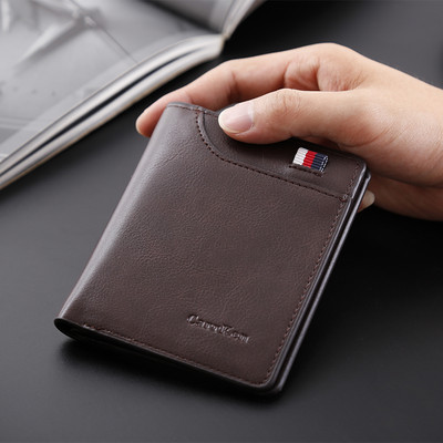 Férfi eco bőr pénztárca hímzéssel