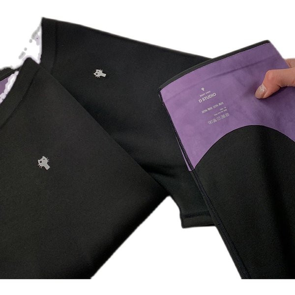 Sieviešu sporta ķīlis melnā krāsā