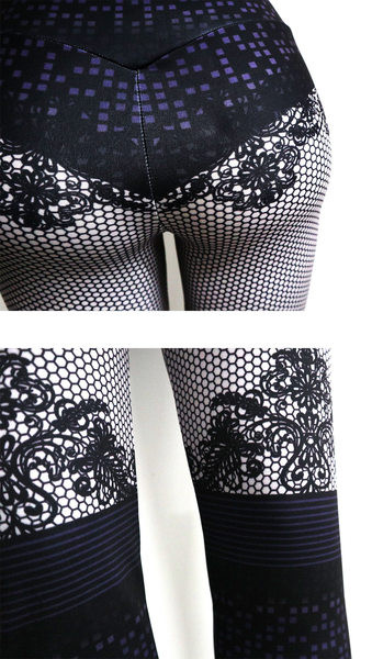 Jauns sieviešu sporta legingu modelis ar augstu vidukli