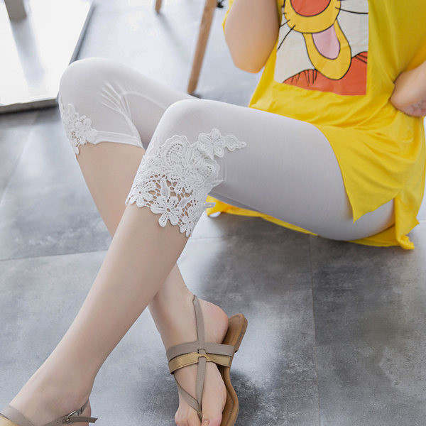 Sieviešu ķīlis 7/8 garumā ar izšuvumu