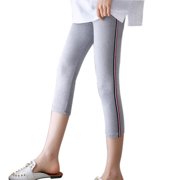 Sieviešu legingi ar 7/8 garumu un krāsainām lentītēm