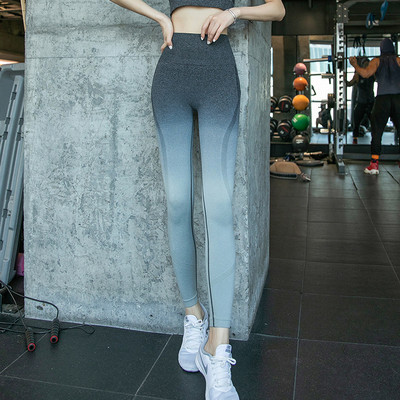 Sieviešu sporta legingi ar augstu vidukli - trīs krāsas