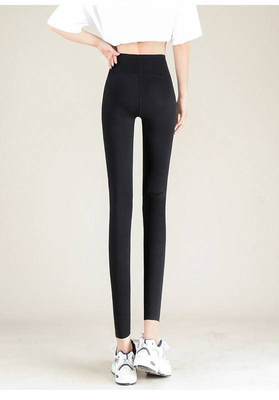 Sieviešu sporta garie legingi ar uzrakstu un augstu vidukli