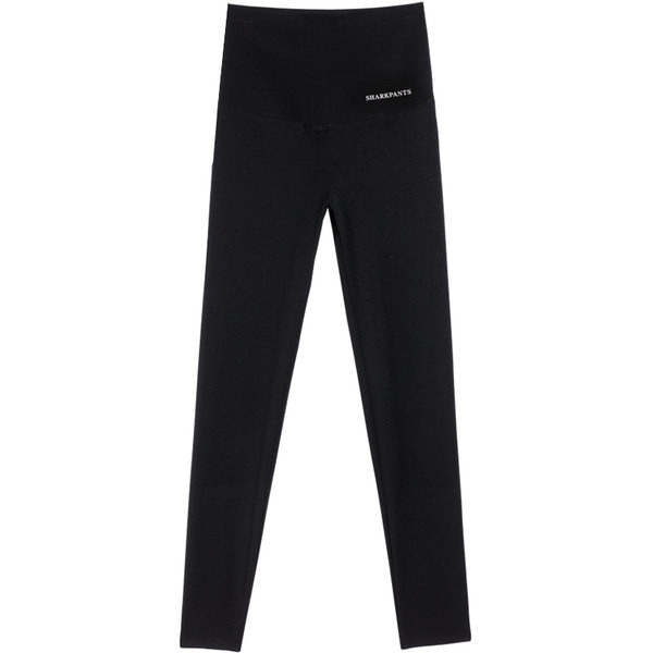 Sieviešu sporta garie legingi ar uzrakstu un augstu vidukli