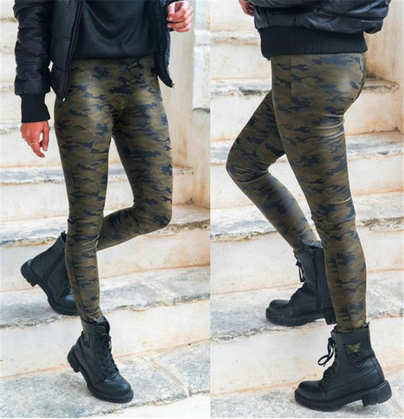 Igapäevased kamuflaažimustriga naiste retuusid