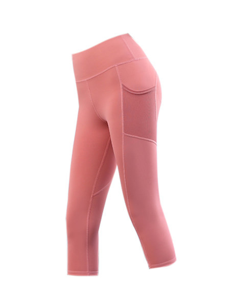 Sieviešu ķīļveida modelis ar augstu vidukli un 7/8 garumu