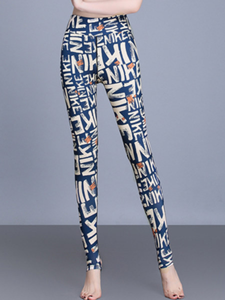 Sieviešu sporta legingi ar augstu vidukli