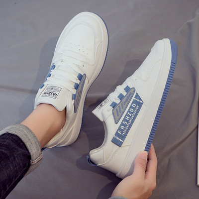 Vīriešu kedas no eko ādas ar krāsainām saitēm un uzrakstu