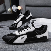 Vīriešu vasaras kedas ar plakanām zolēm un šņorēm