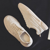 Jauns vīriešu ikdienas kedu modelis no eko ādas ar šņorēm