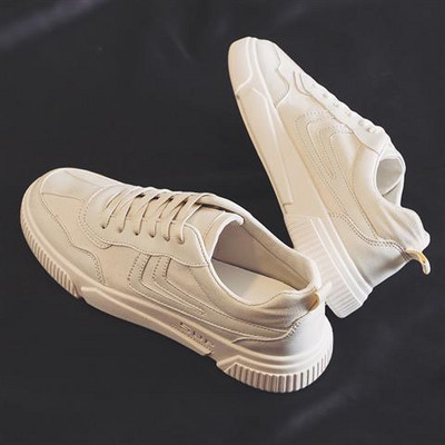 Jauns vīriešu ikdienas kedu modelis no eko ādas ar šņorēm