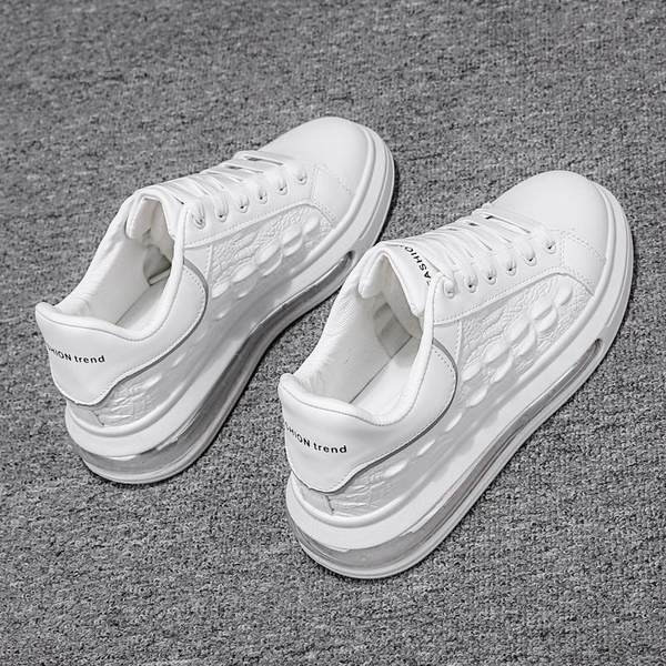 Vīriešu mākslīgās ādas kedas ar gaisa kameru un šņorēm