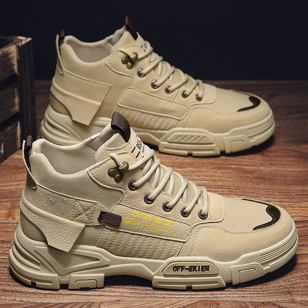 Jauns augsto kedu modelis ar šņorēm - trīs krāsas vīriešiem