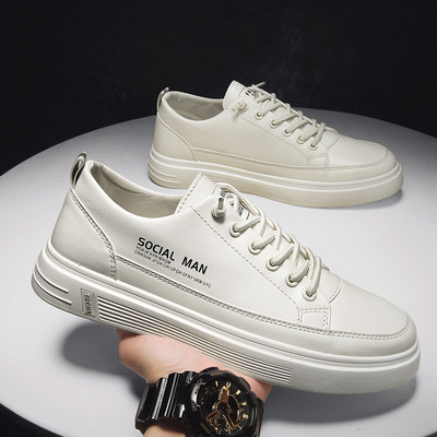 Ikdienas vīriešu kedas ar mežģīnēm un plakanu zoli