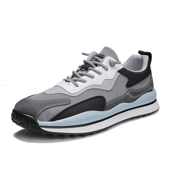 Jauns vīriešu kedu modelis no eko zamšādas un tīklveida auduma