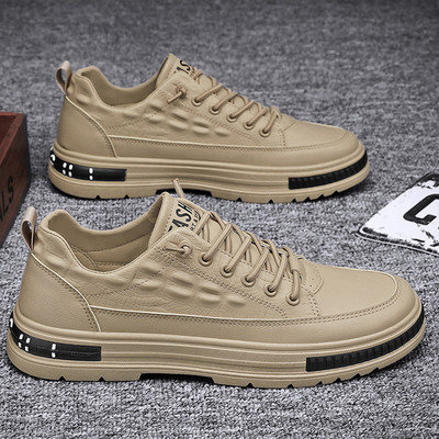 Jauns vīriešu ādas kedu modelis ar šņorēm