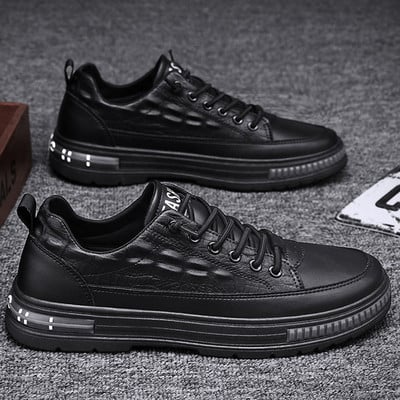 Jauns vīriešu ādas kedu modelis ar šņorēm