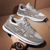 Ikdienas kedas vīriešiem no eko zamšādas un tekstila