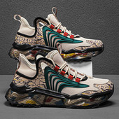 Naujo modelio sportbačiai grubiu padu ir raišteliais vyrams