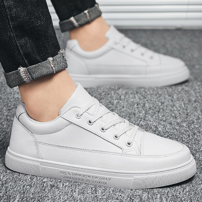 Ikdienas kedas no eko ādas ar šņorēm vīriešiem