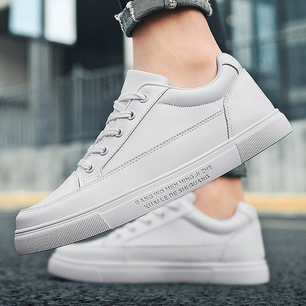 Ikdienas kedas no eko ādas ar šņorēm vīriešiem