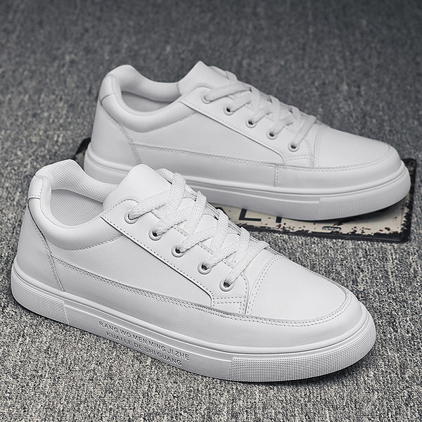 Ikdienas kedas no eko ādas ar šņorēm vīriešiem