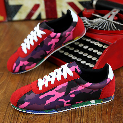 Modernas vīriešu kedas ar krāsainu rakstu