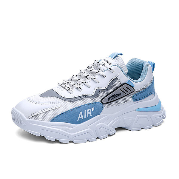 Modernas vīriešu kedas no elpojoša auduma ar raupju zoli