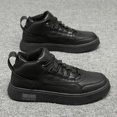 Jauns vīriešu ādas kedu modelis ar plakanām zolēm