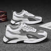 Ikdienas vīriešu kedas no eko ādas un sieta