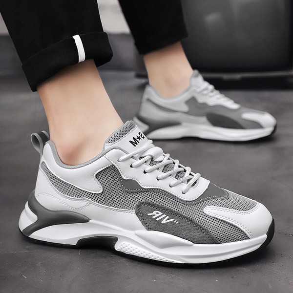 Ikdienas vīriešu kedas no eko ādas un sieta