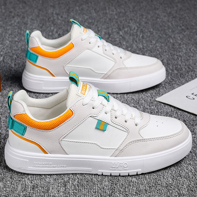 Jauns vīriešu kedu modelis no eko ādas ar šņorēm un plakanu zoli