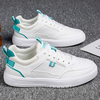 Jauns vīriešu kedu modelis no eko ādas ar šņorēm un plakanu zoli