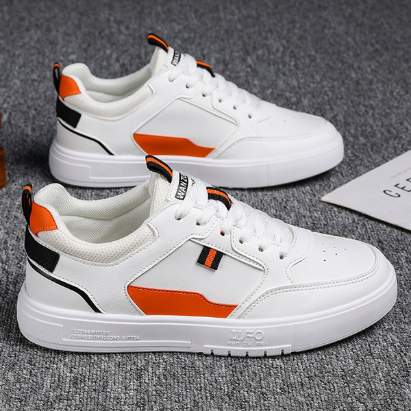 Jauns vīriešu kedu modelis no eko ādas ar šņorēm un plakanu zoli