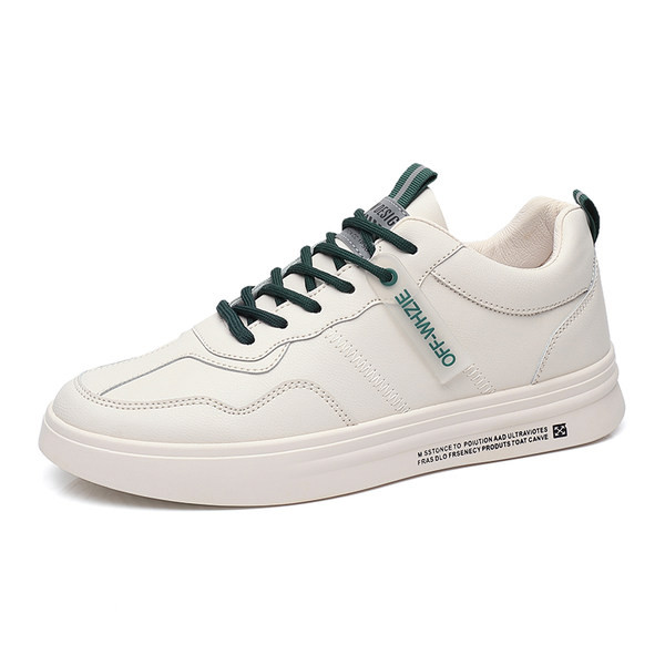 Jauns vīriešu ādas kedu modelis ar plakanu zoli trīs krāsās